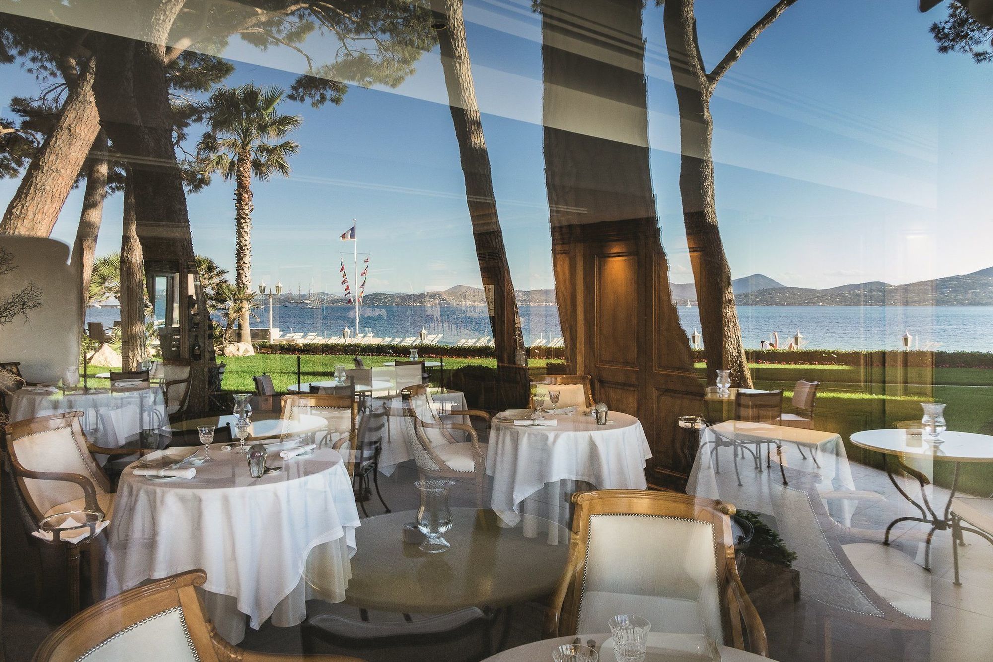 Hotel La Residence De La Pinede Saint-Tropez Restaurant foto